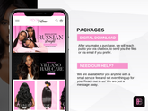 Pink Lash Premade Template