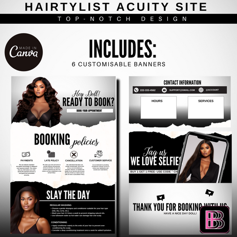 Black Acuity Premade Template
