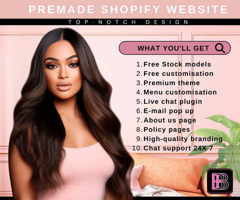 Pink Love Premade Template