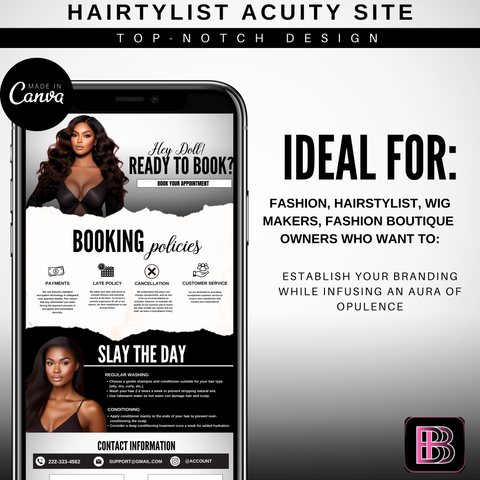 Black Acuity Premade Template