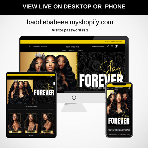 Baddie Babeee Premade Template