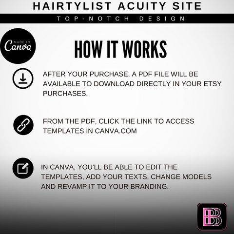 Black Acuity Premade Template