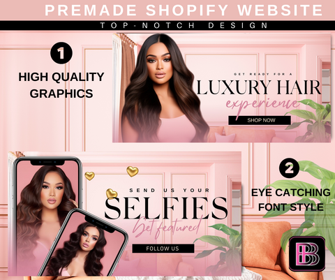 Pink Love Premade Template
