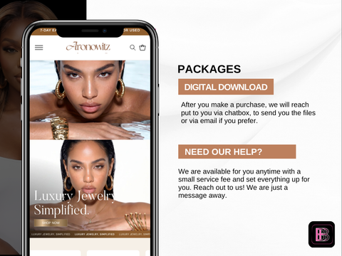Jewelry Premade Template