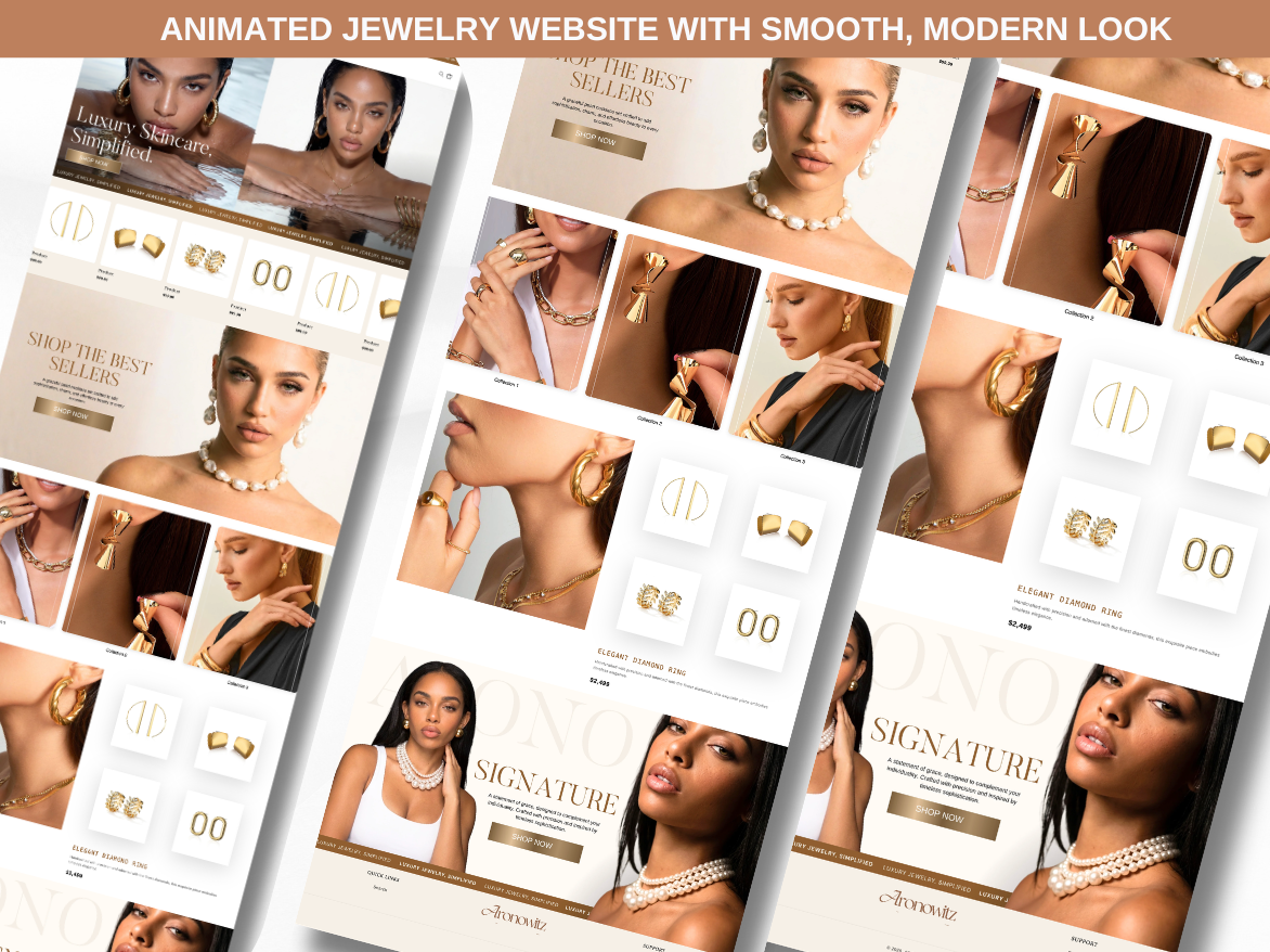 Jewelry Premade Template