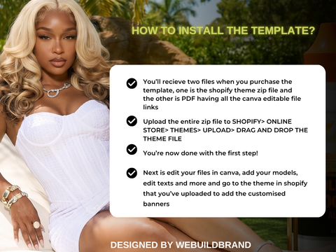 Swimwear/Hair Premade Template