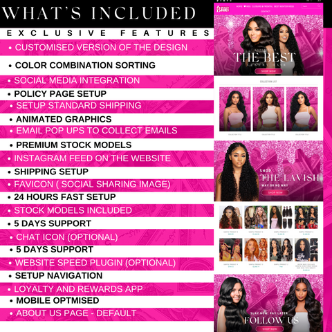 Pink Premade Template