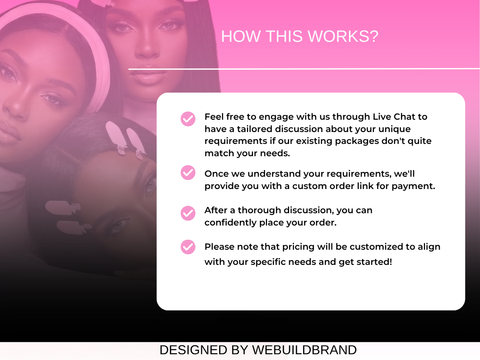 Pink Lash Premade Template