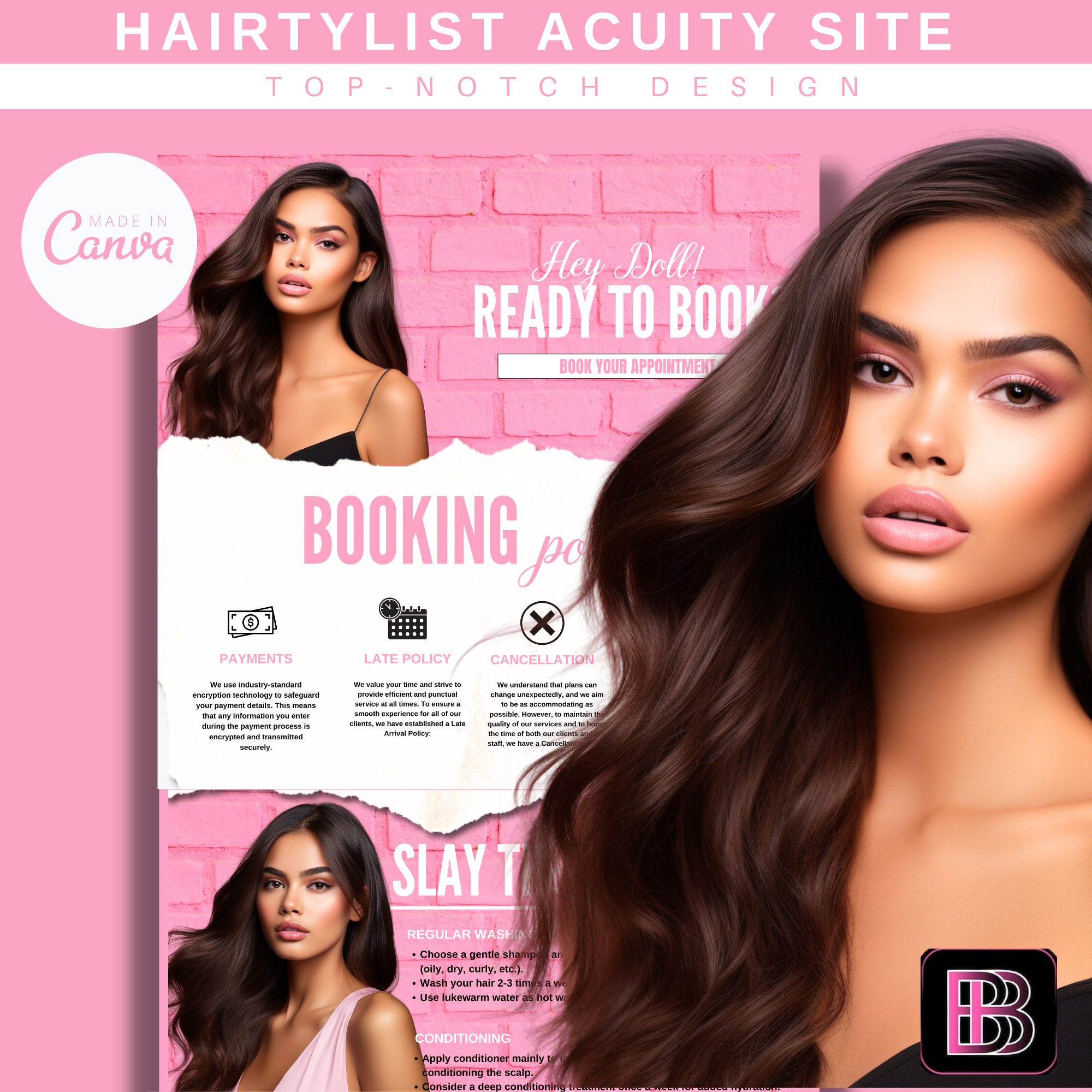 Pink Acuity Premade Template