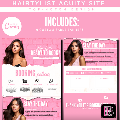 Pink Acuity Premade Template