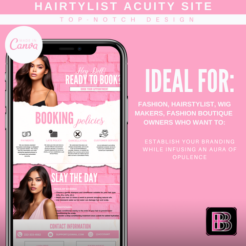 Pink Acuity Premade Template