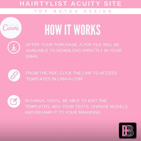 Pink Acuity Premade Template